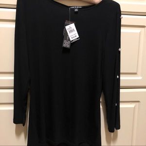 NWT Black Tunic Cable & Gauge